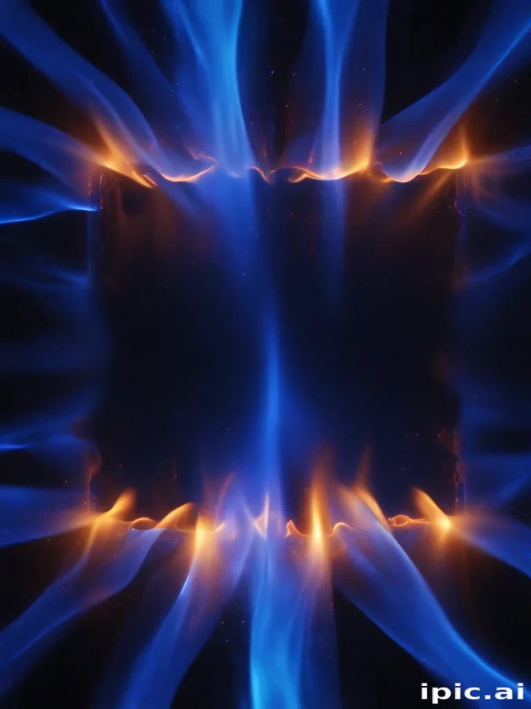 blue flame background