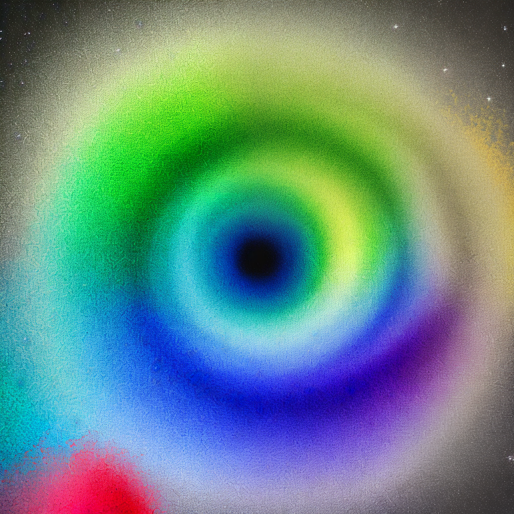 completely unique image of random colors