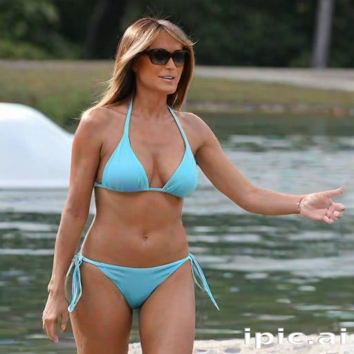 melania trump in a bikini