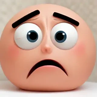 frustrated face