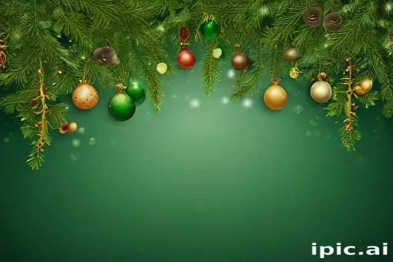 green christmas background