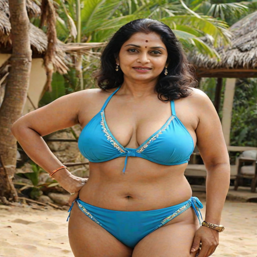 aunty bikini