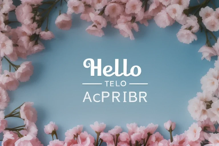 hello april images