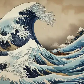 the great wave off kanagawa