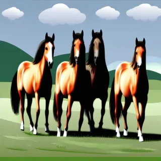 horses clip art