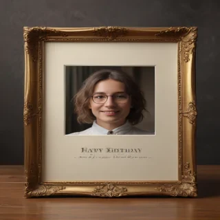 birthday frame