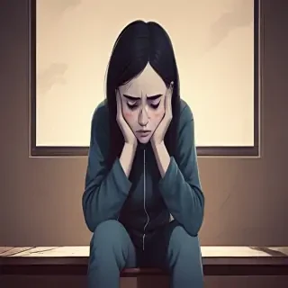 cartoon images of depression