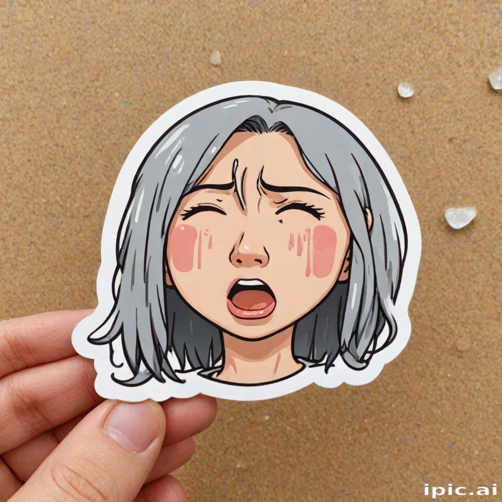 crying sticker