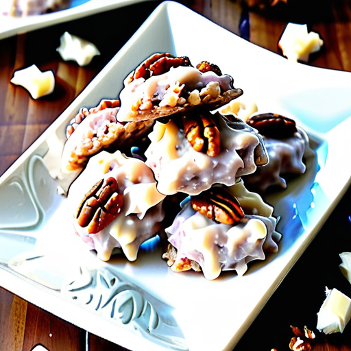 no bake coconut pecan praline cookies