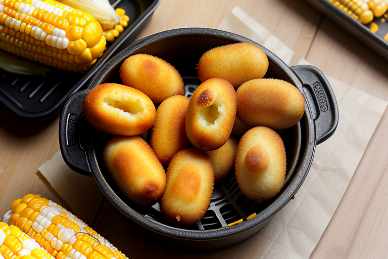 mini corn dogs air fryer
