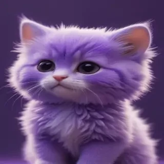 purple cute
