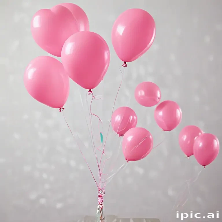 pink balloons png