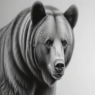 bear pic drawing