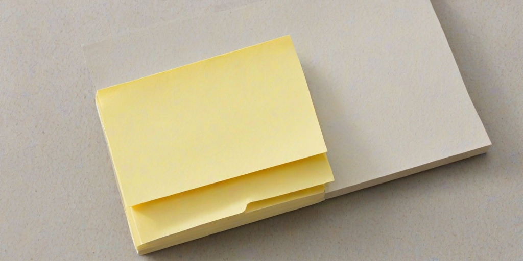 sticky note with transparent background