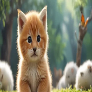cute animal background