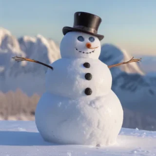 png snowman