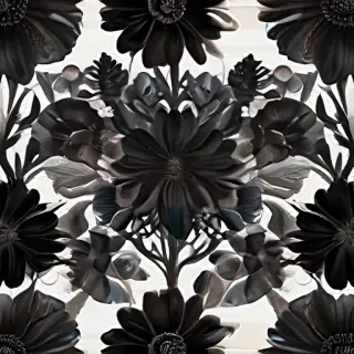 black flower
