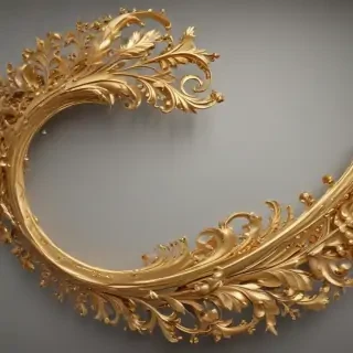 line gold png