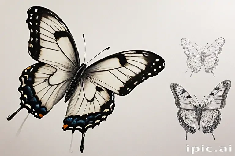 butterfly images to draw