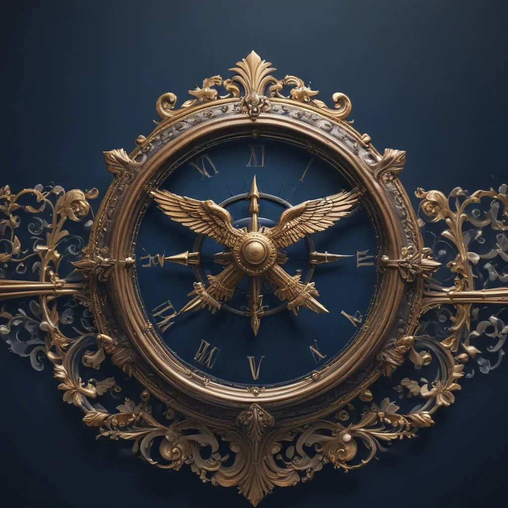 navy background