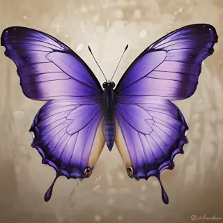 purple butterfly