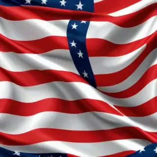american flag waving png