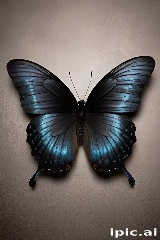 black butterfly
