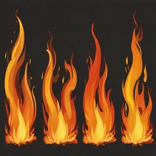fire clipart transparent