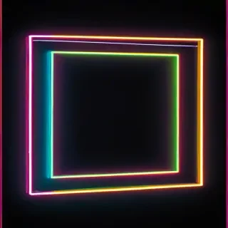 neon frame png
