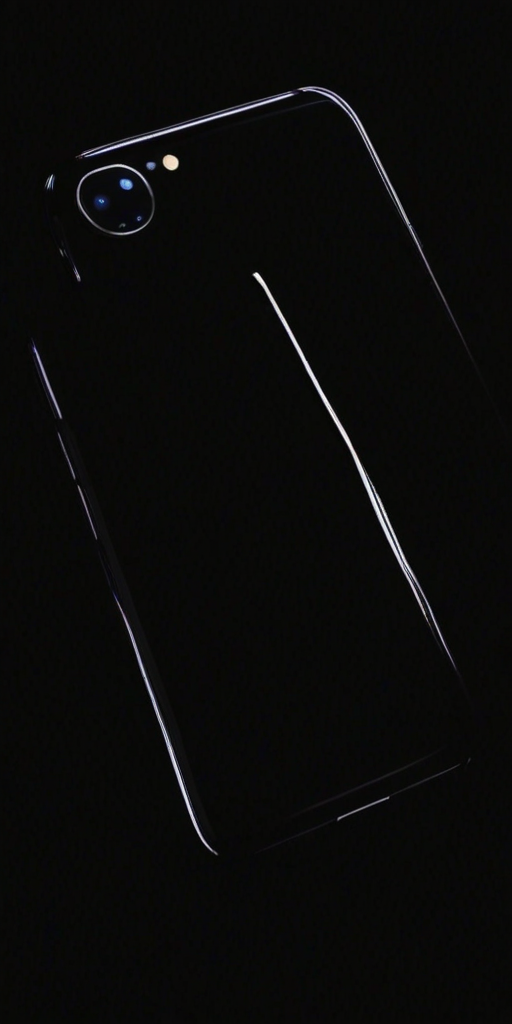 black background phone