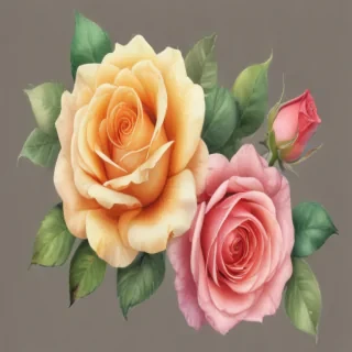 watercolor roses png