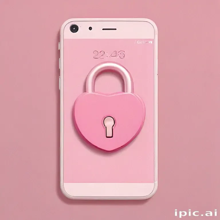 pink lock screen
