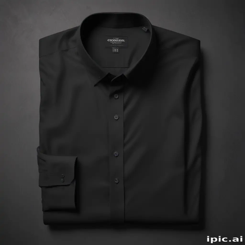 black mockup shirt