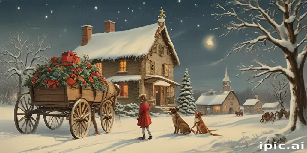 vintage merry christmas image