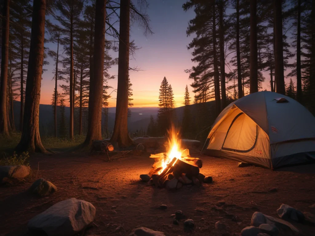 camping background