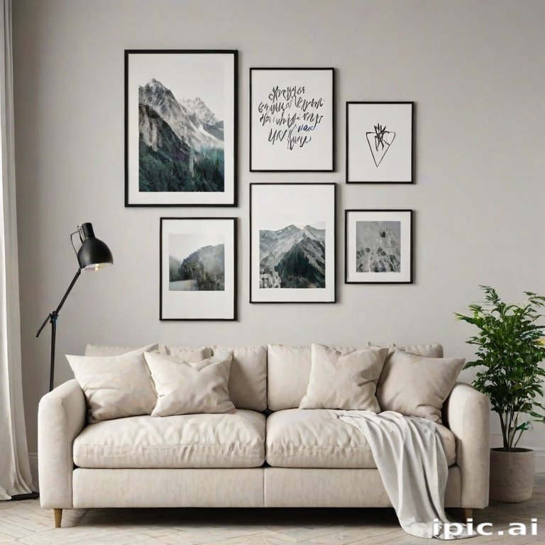 gallery wall mockup