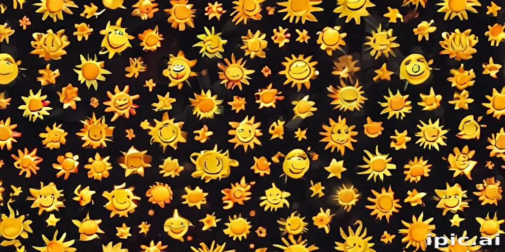 cartoon suns