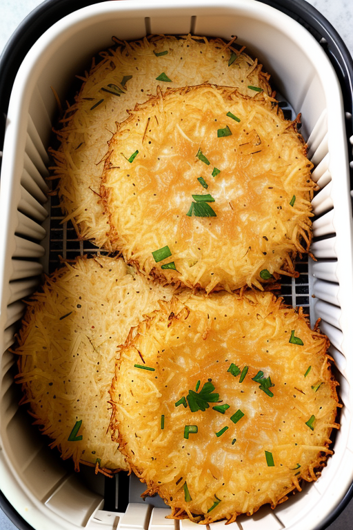 air fryer frozen hash browns shredded
