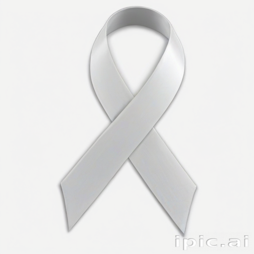 white ribbon png
