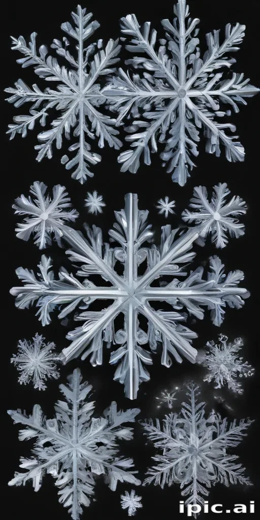 snowflakes clipart transparent background