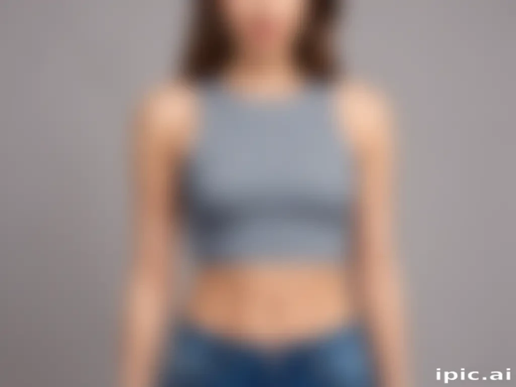 crop top mock up