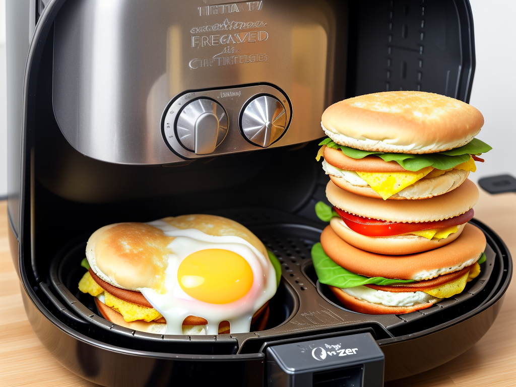 frozen breakfast sandwich in air fryer