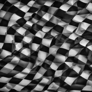 black and white checkered background