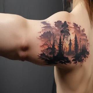 background tattoo
