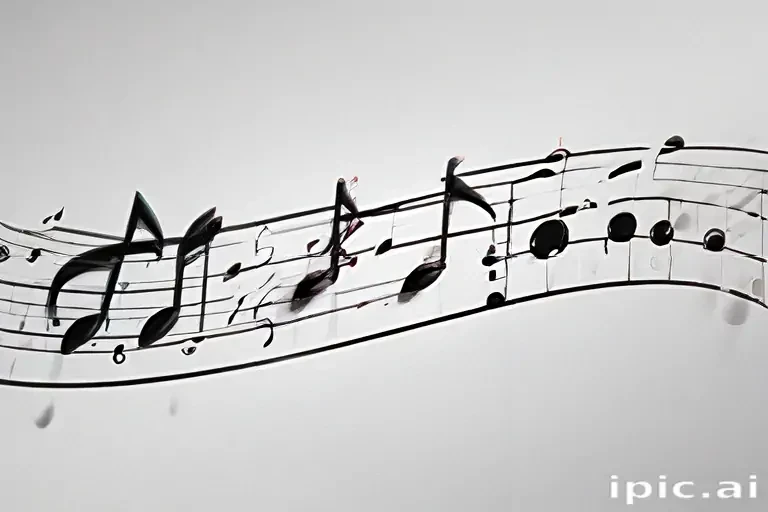 music notes transparent