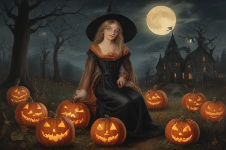 public domain vintage halloween art