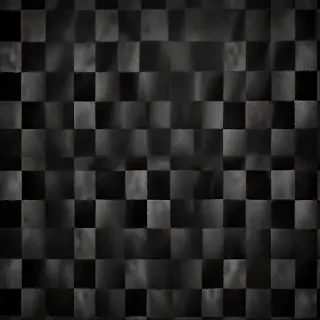 black checkered background
