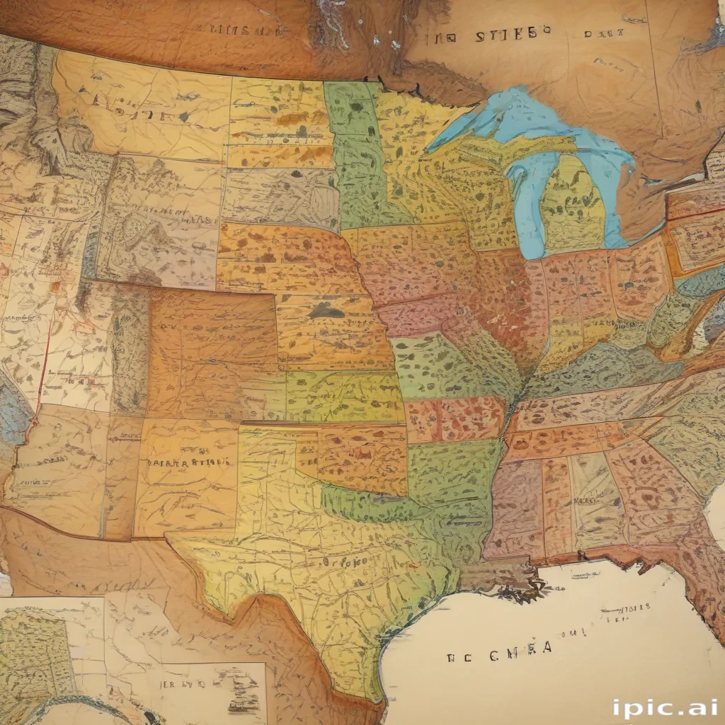map of the us states