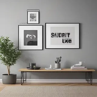 gallery wall mockup