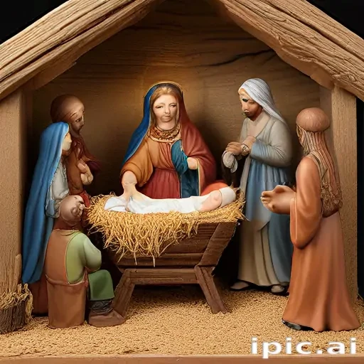 images of the manger scene